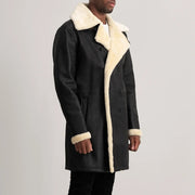 
Charles Δερμάτινο Παλτό Καφέ Shearling Δερμάτινο Παλτό Ανδρικό – alternate product view 2