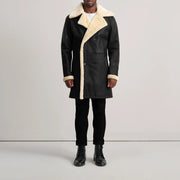 
Charles Δερμάτινο Παλτό Καφέ Shearling Δερμάτινο Παλτό Ανδρικό – alternate product view 3