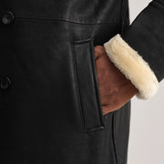 
Charles Δερμάτινο Παλτό Καφέ Shearling Δερμάτινο Παλτό Ανδρικό – alternate product view 6