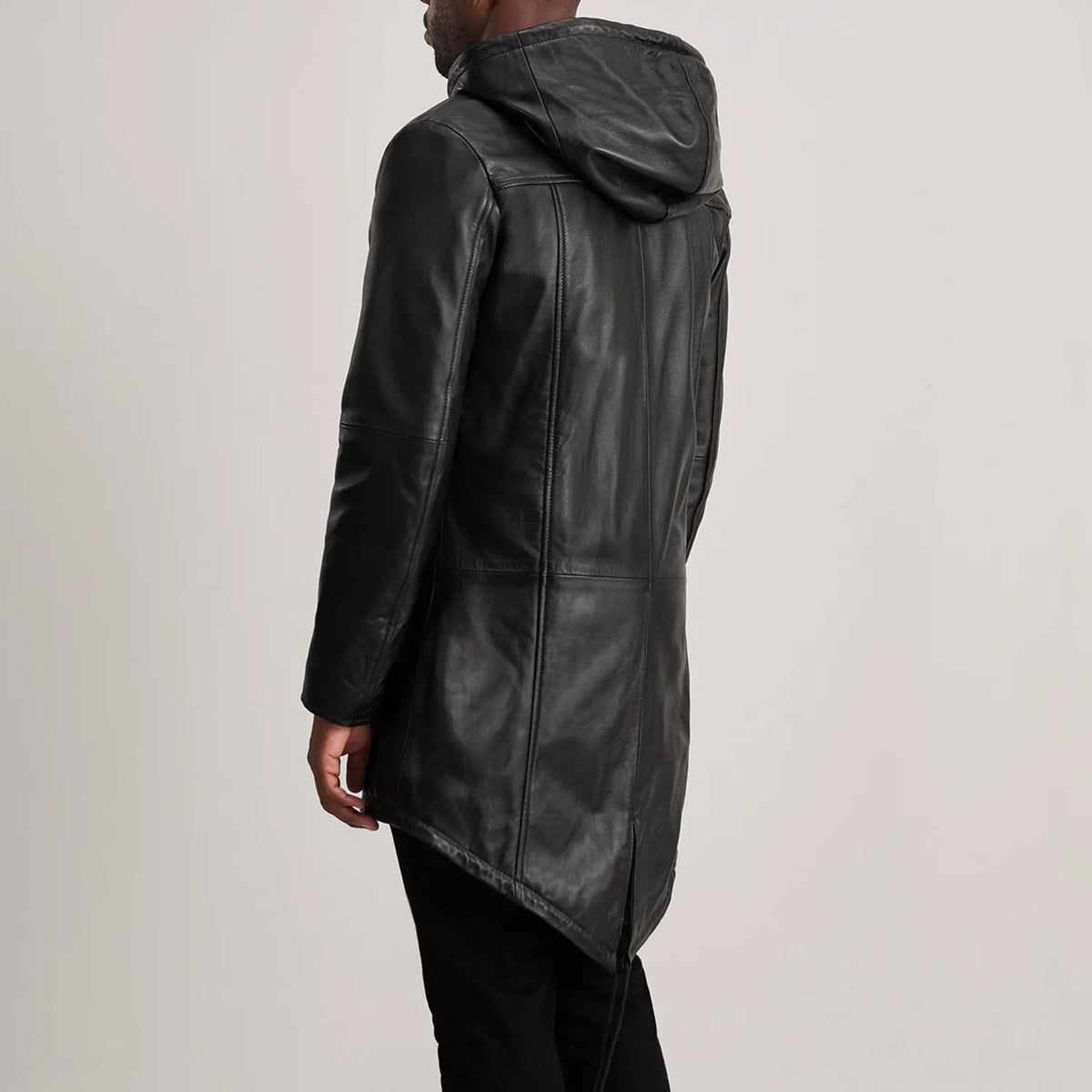 
Authentic Sheepskin Leather with Aniline Finish Grain Texture & Heavy-Duty Seam Stitching Detail