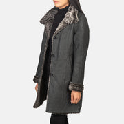 
Erica Shearling Δερμάτινο Παλτό Γυναικείο – alternate product view 2
