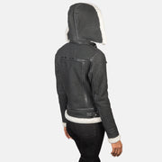 Fiona Hooded Shearling Jacket – alternate product view 5