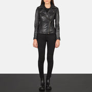 Flashback Leather Biker Jacket – alternate product view 3
