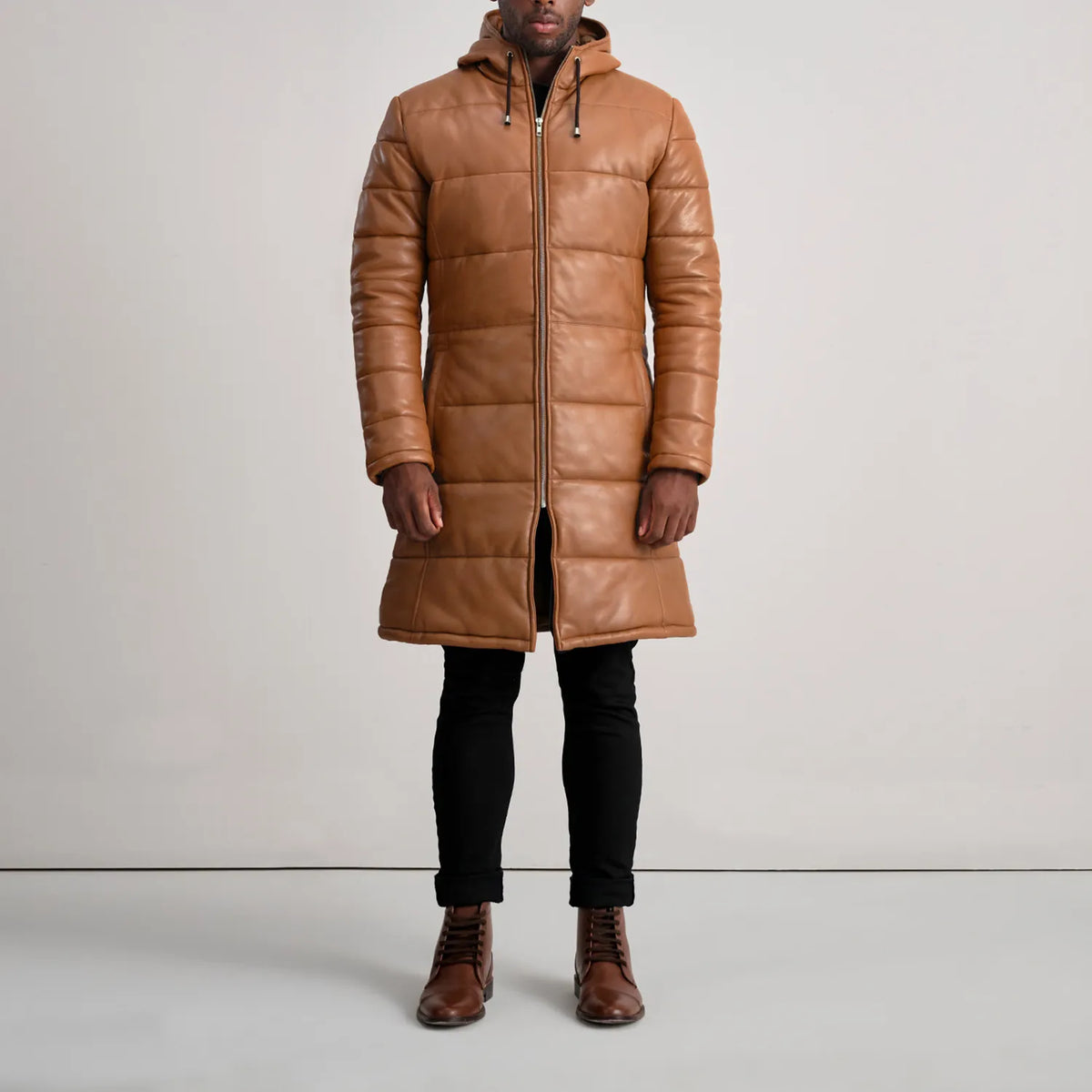 
Floyd Δερμάτινο Παλτό Ταμπά Puffer Δερμάτινο Μπουφάν Ανδρικό – alternate product view 3