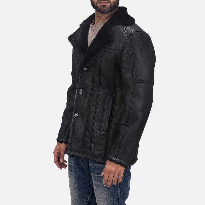 Furcliff Double Face Shearling Leather Coat Ανδρικό