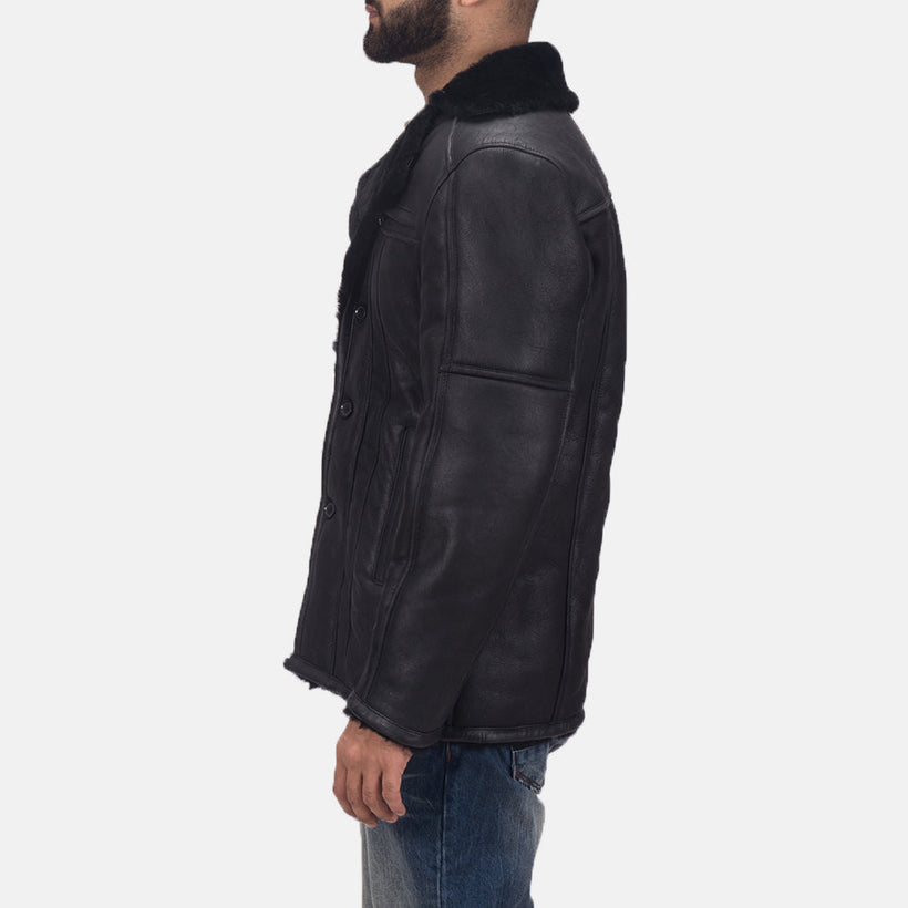 Furcliff Double Face Shearling Leather Coat Ανδρικό