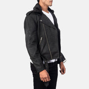 Furton Leather Biker Jacket – alternate product view 2