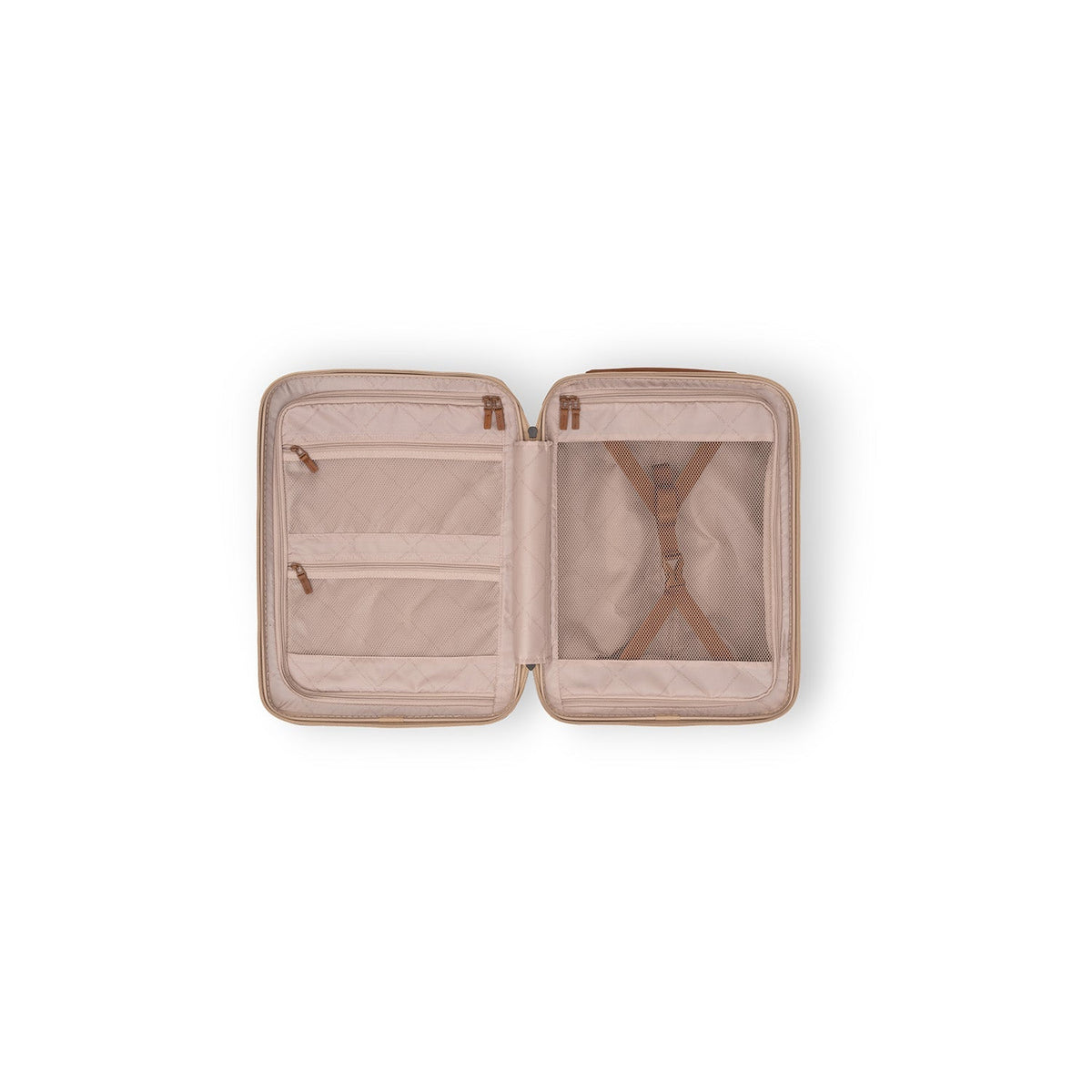 
Κοντινό πλάνο λεπτομέρειας of Classic Collar & Heavy-Duty Zipper Hardware on Hand Luggage Suitcase Front Pocket Zuna Γυναικείο Γυναικείο