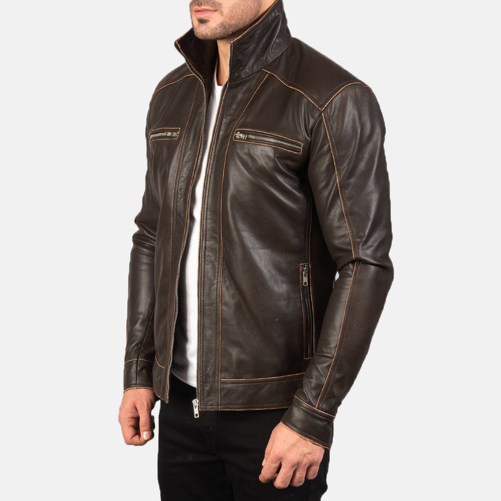 
Hudson Δερμάτινο Μπουφάν Biker Ανδρικό - Natural Daylight Drape