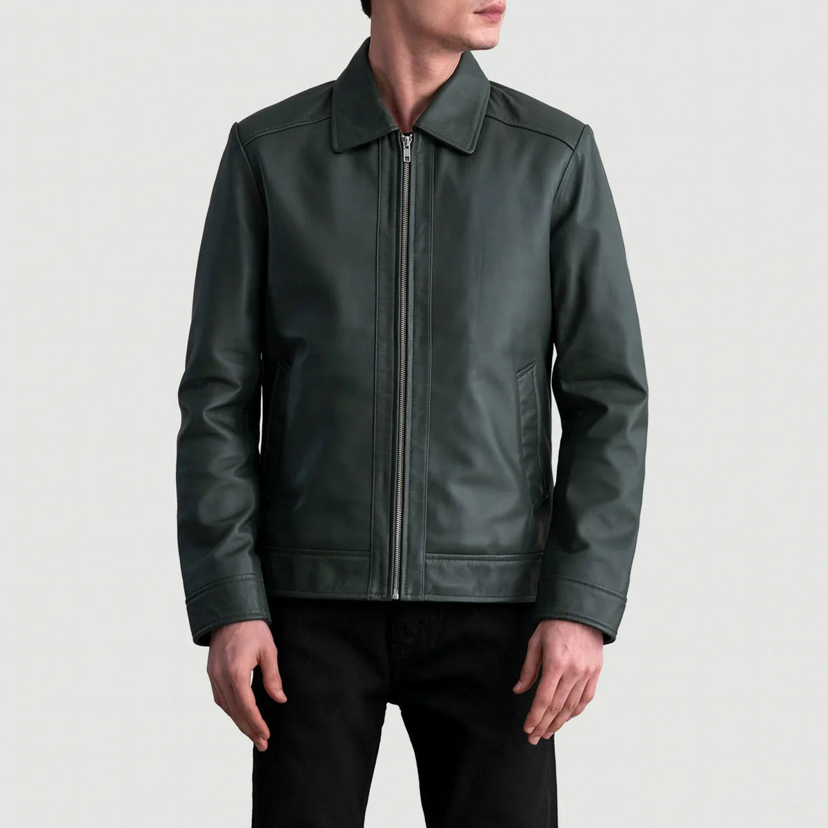 Inferno Leather Brown Jacket – alternate product view 3