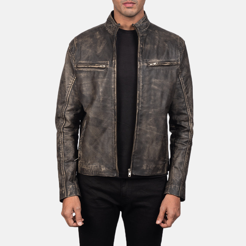 
Ionic Δερμάτινο Μπουφάν Biker Ανδρικό – alternate product view 1