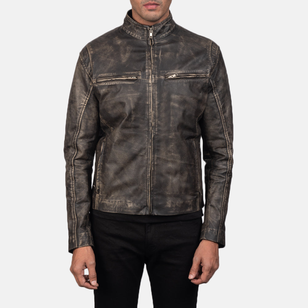 
Ionic Δερμάτινο Μπουφάν Biker Ανδρικό – alternate product view 3