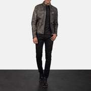 
Ionic Δερμάτινο Μπουφάν Biker Ανδρικό – alternate product view 4