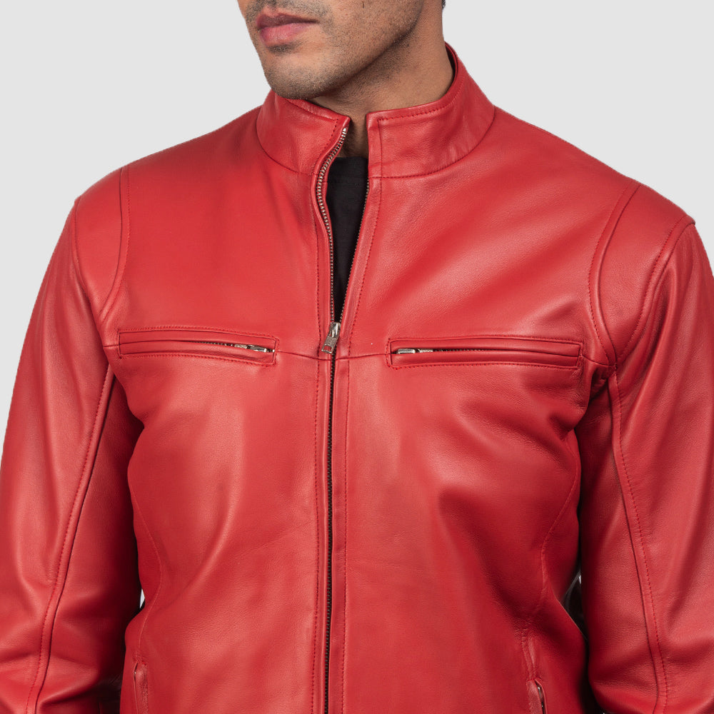 
Ionic Δερμάτινο Μπουφάν Biker Ανδρικό – alternate product view 5