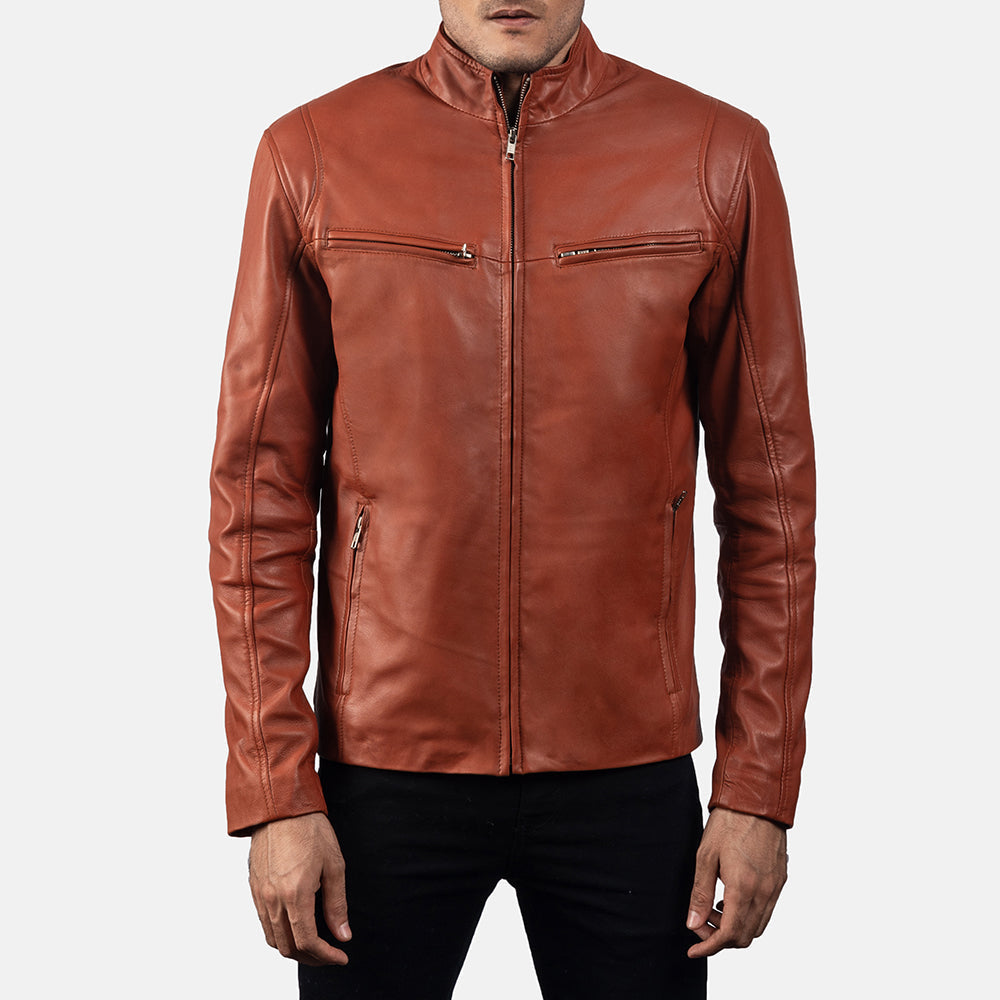 
Ionic Δερμάτινο Μπουφάν Biker Ανδρικό – alternate product view 1