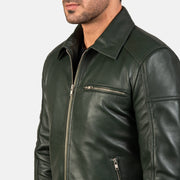 Lavendard Leather Biker Jacket – alternate product view 5