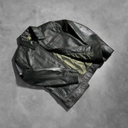 Lavendard Leather Biker Jacket – alternate product view 8