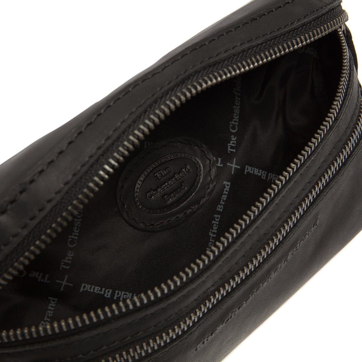 Toronto Full-Grain Leather Belt Bag - Structured Side Profile Showing Gusset Depth &amp; Expansion Capacity