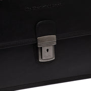 
Classic 100% Full-Grain leather Briefcase - Πίσω όψη με ενισχυμένους δερμάτινους ιμάντες