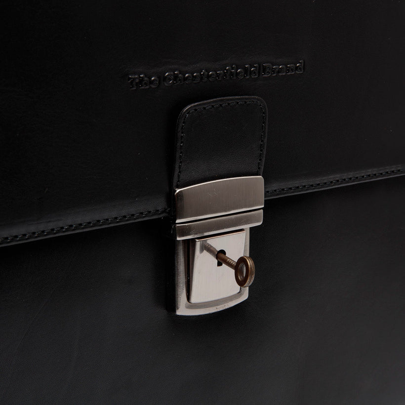 Salvatore Full-Grain Leather Briefcase Ανδρικό