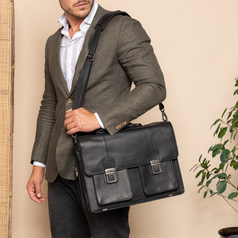 Springfield Full-Grain Leather Briefcase Γυναικείο