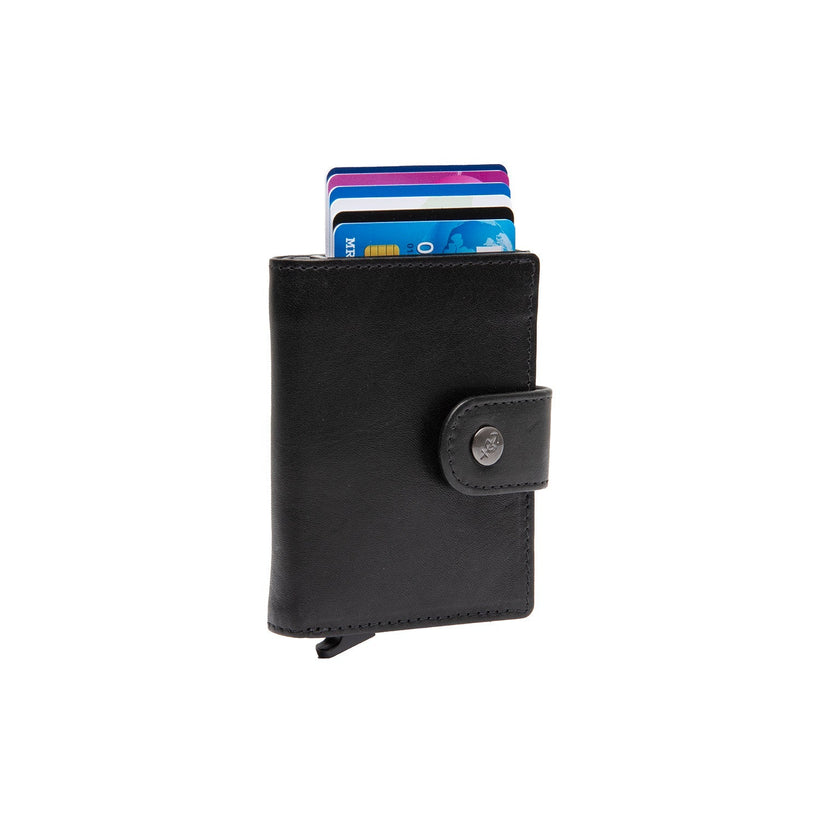 Barrea Full-Grain Leather Card Holder Γυναικείο