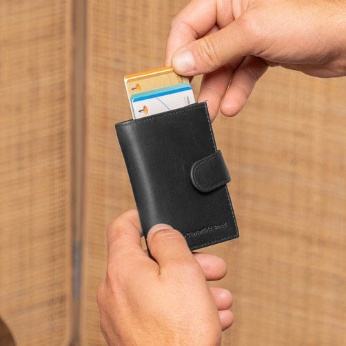 Leipzig Full-Grain Leather Card Holder Γυναικείο