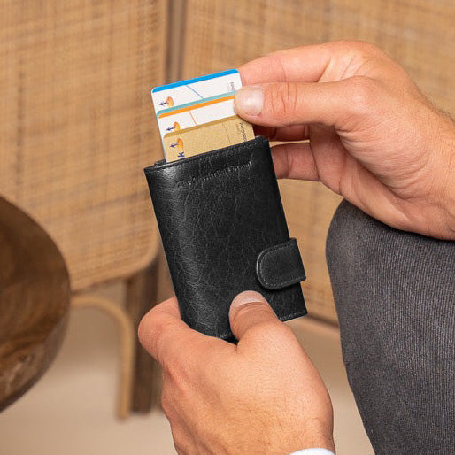 Mannheim Full-Grain Leather Card Holder Γυναικείο