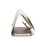 
Solid Antique Brass Hardware & Heavy-Duty Dual Zipper Detail on Sabana Γνήσιο δέρμα full grain Θήκη καρτών