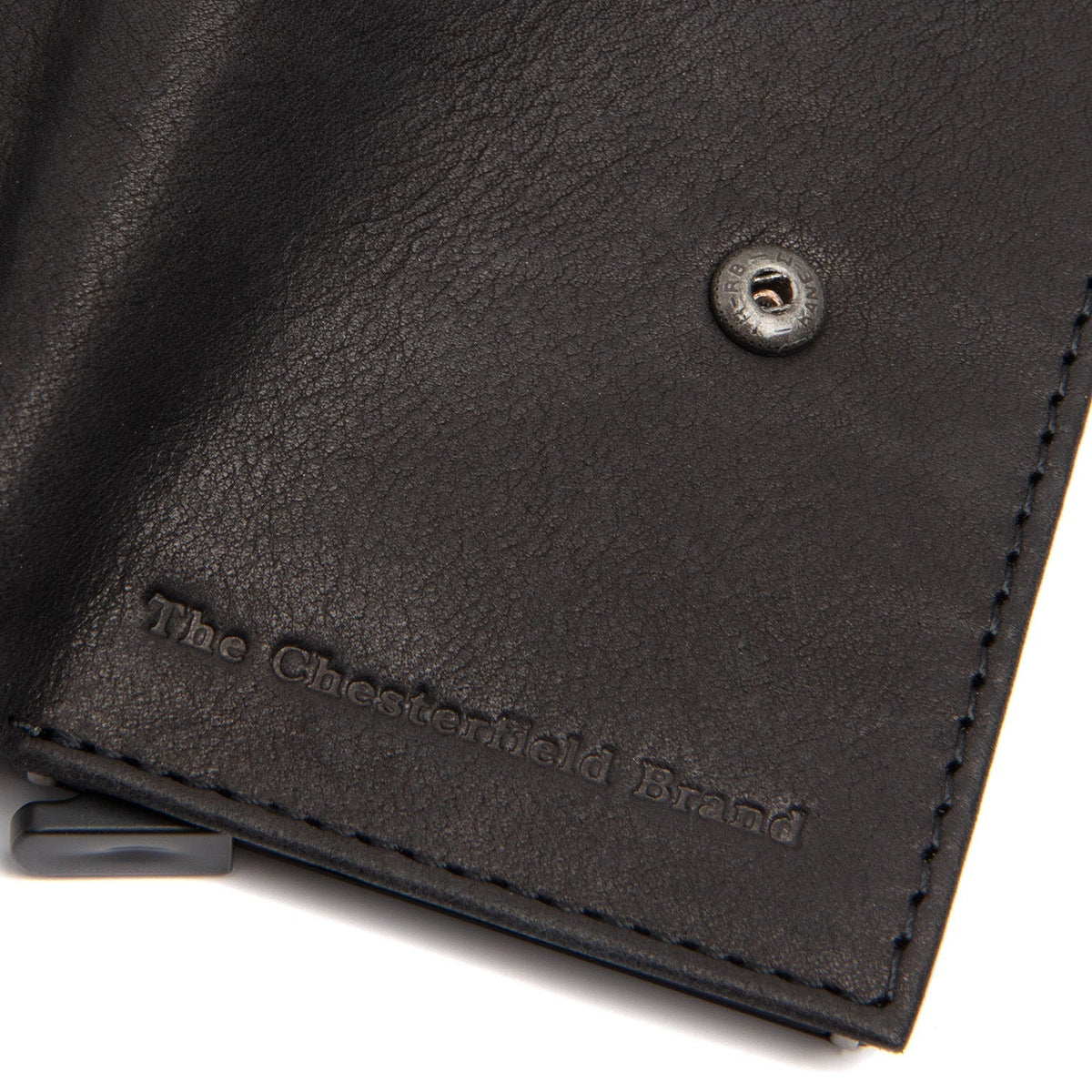 
Solid Antique Brass Hardware & Heavy-Duty Dual Zipper Detail on Torola Γνήσιο δέρμα full grain Θήκη καρτών