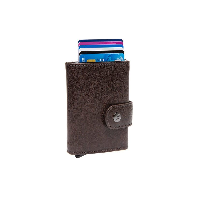 Varrano Full-Grain Leather Card Holder Γυναικείο