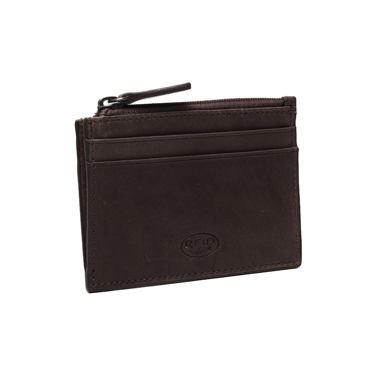 Brown Leather Card Wallet, detail view 4