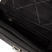 
Solid Antique Brass Hardware & Heavy-Duty Dual Zipper Detail on Lucca Δερμάτινη τσάντα χιαστί