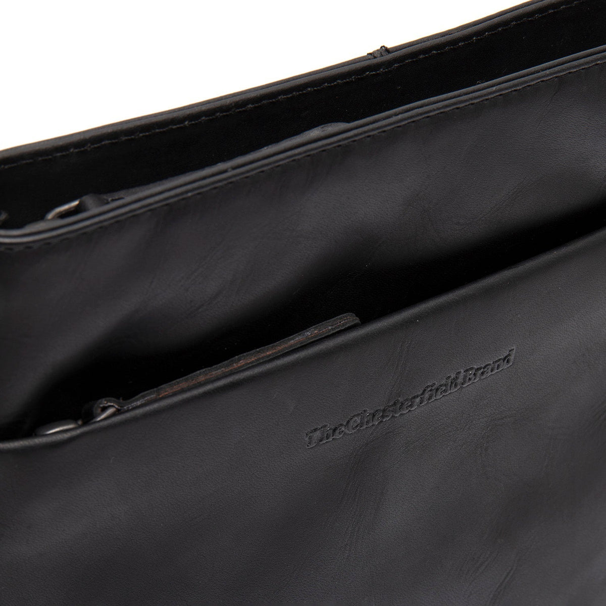 
Classic 100% Full-Grain leather Bag - Πίσω όψη με ενισχυμένους δερμάτινους ιμάντες