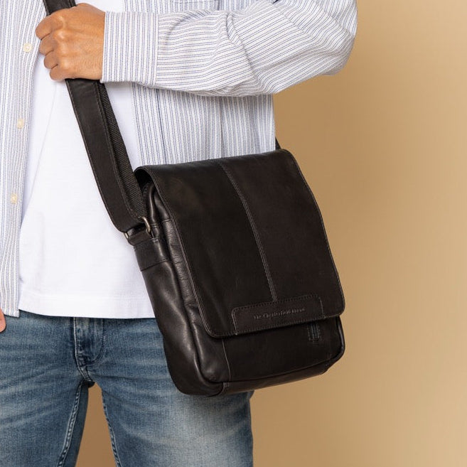 
Classic 100% Full-Grain leather Bag - Πίσω όψη με ενισχυμένους δερμάτινους ιμάντες