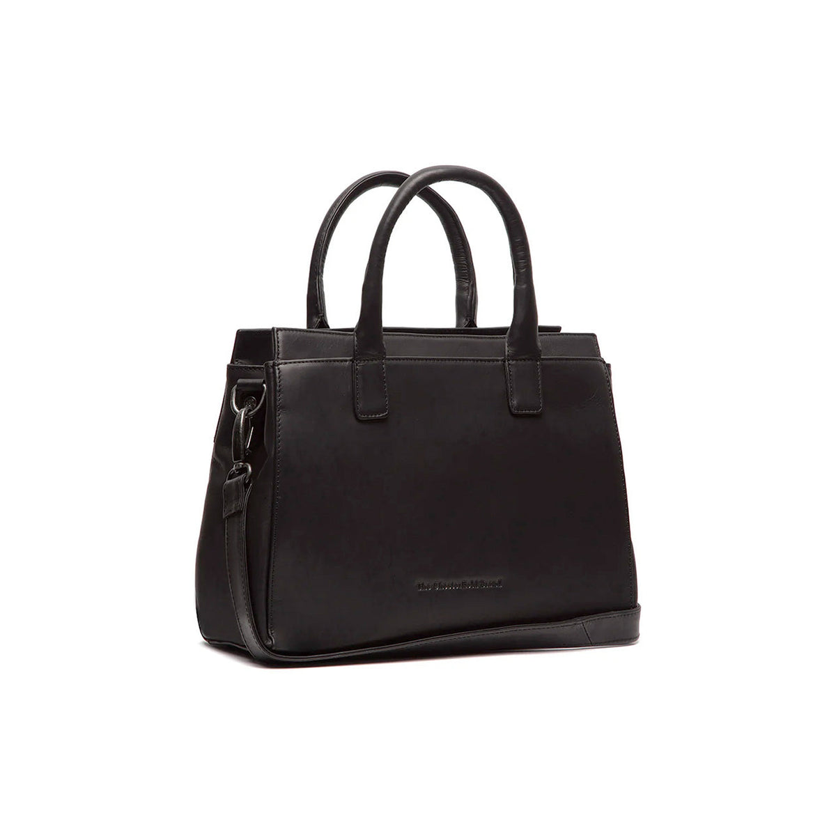 Garda Full-Grain Leather Handbag σε κλασικό 100% γνήσιο δέρμα full grain - Μπροστινή όψη & εφαρμοστή σιλουέτα | Αγορά online