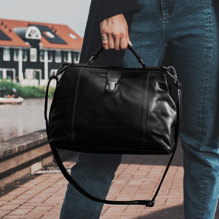 Shaun Full-Grain Leather Handbag Γυναικείο