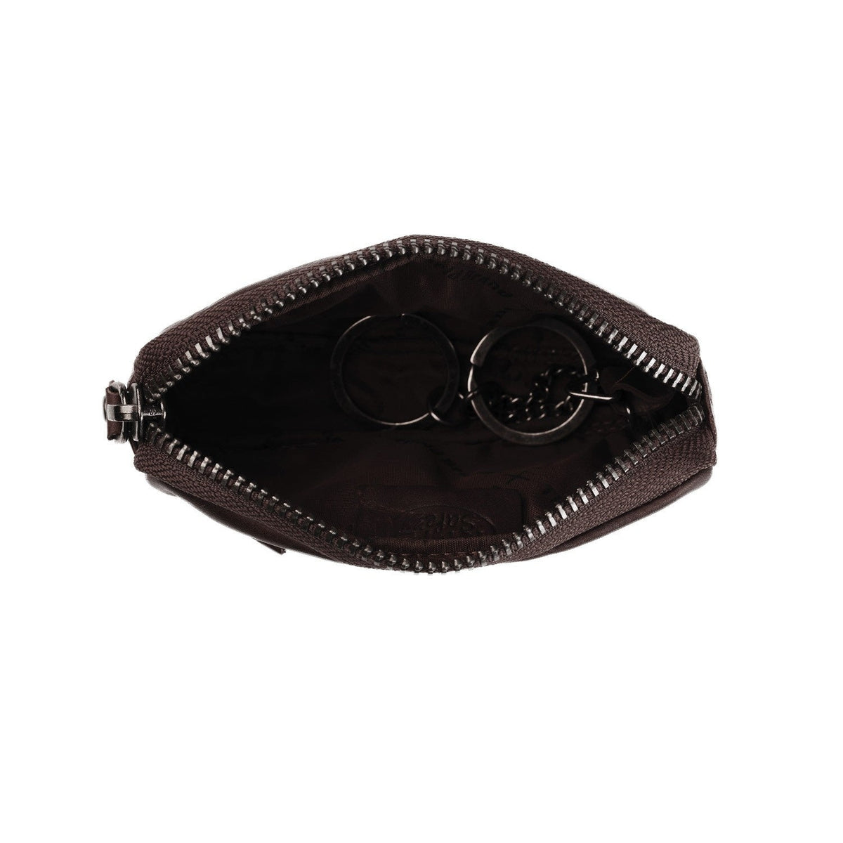 
Tailored Rib Cuffs & Hem Craftsmanship Construction Detail on Corey Γνήσιο δέρμα full grain Key Case Γυναικείο
