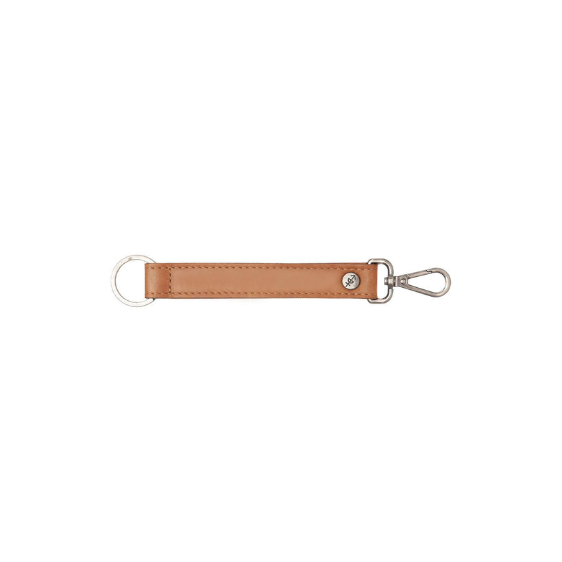 Leather Key Ring Κονιάκ Γυναικείο