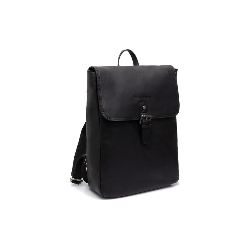 Farrow Full-Grain Leather Laptop Backpack in Classic 100% Full-Grain Leather - Full Exterior Front Profile View | Buy Online