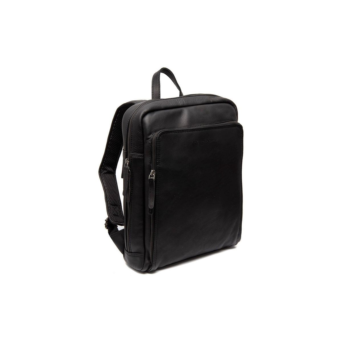 Jasper Full-Grain Leather Laptop Backpack in Classic 100% Full-Grain Leather - Full Exterior Front Profile View | Buy Online