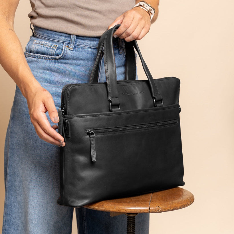 Elvas Full-Grain Leather Laptop Bag Γυναικείο