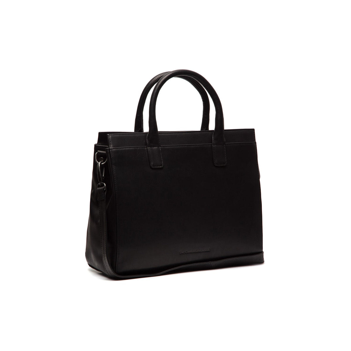 Rivera Full-Grain Leather Laptop Bag σε κλασικό 100% γνήσιο δέρμα full grain - Full Exterior Μπροστινή όψη & εφαρμοστή σιλουέτα | Αγορά online