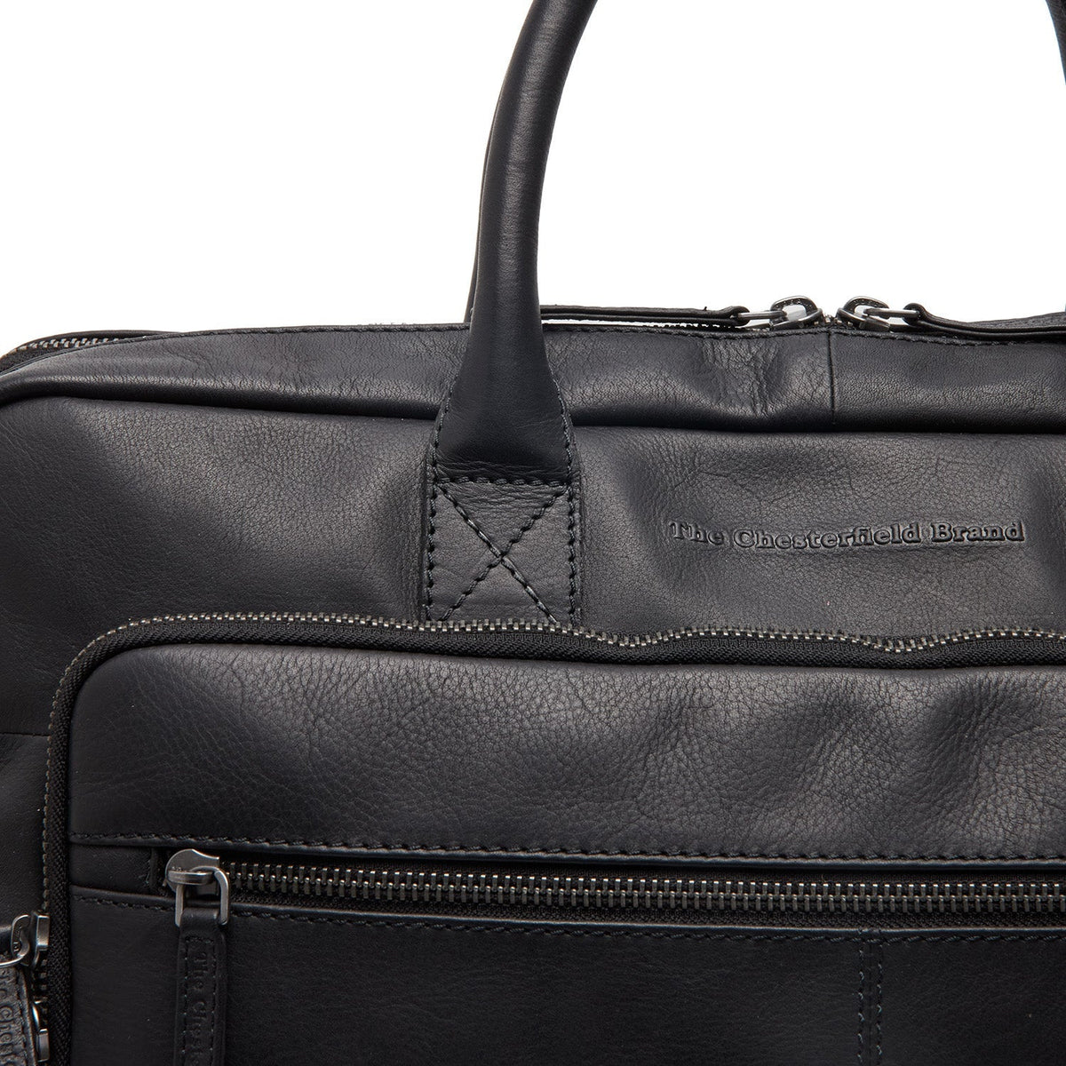 Interior View Showing Dedicated Padded Laptop Sleeve &amp; Multi-Compartment Organization
