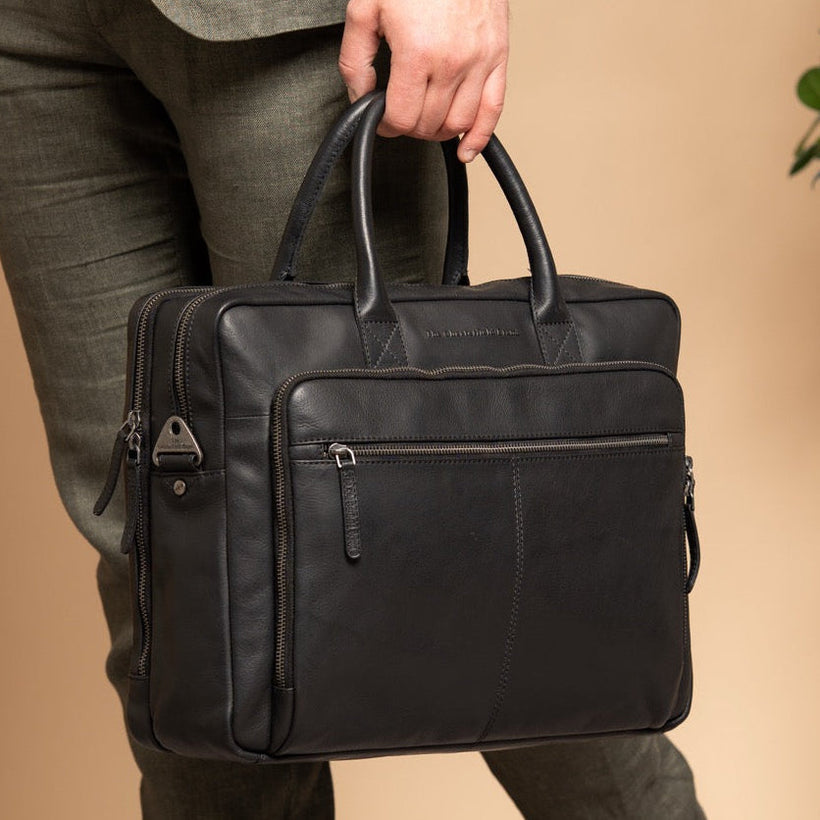 Tacama Full-Grain Leather Laptop Bag Γυναικείο