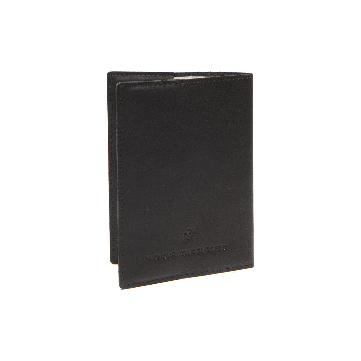 Close-Up Detail of Classic Collar &amp; Heavy-Duty Zipper Hardware on Leather Passport Case
