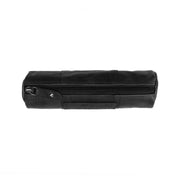 Leather Pencil Case Lea - Lateral Side Profile View Showing Sleeve Cut &amp; Athletic Taper Fit