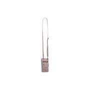 Styled Fit Perspective of Salta Full-Grain Leather Phone Bag on Model - Natural Daylight Drape