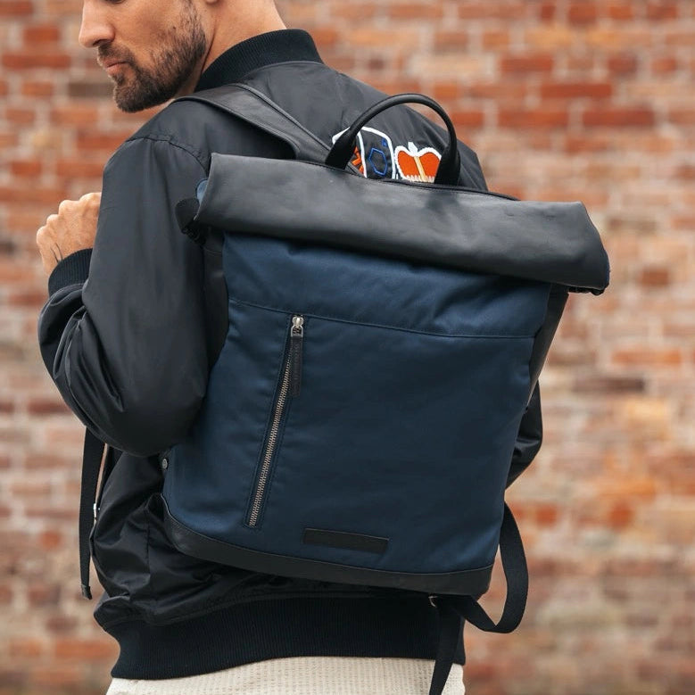 
Bornholm Γνήσιο δέρμα full grain Roll-top Backpack – alternate product view 2