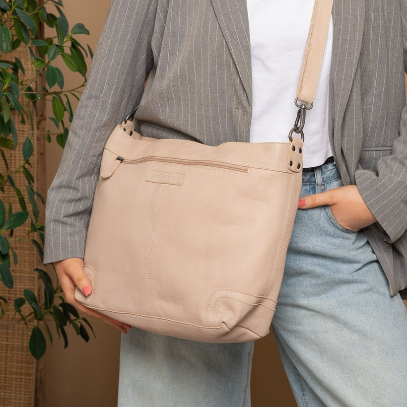 Astero Full-Grain Leather Shoulder Bag Γυναικείο